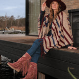 Boho Wool Burgundy