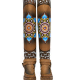 Stivale Indianino Con Zeppa Lucy Buffalo Brown Limited