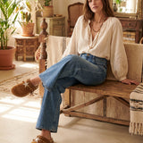 Padded Leather Slip-on Juliette Silverstone Mou