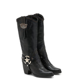 Western Leather Boots Kris Combo Ink