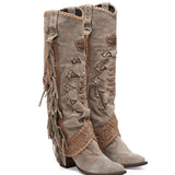 Western Leather Boots Katherine Silverstone Corda