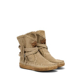 Flat Moccasin Boots Dance Silverstone Corda