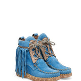 Wedge Moccasin Boots Maryann Silverstone Bright
