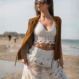 Boho Cotton Dress Kali Resort White