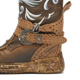 Stivale Indianino Con Zeppa Lucy Buffalo Brown Limited