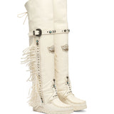 Coleen Studded Rag Offwhite