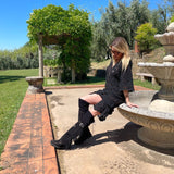Boho Cotton Dress Aurelia Resort Black