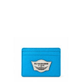 Premium Leather Wallet Wally Smooth Turquoise