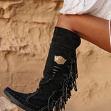 Flat Moccasin Boots Drifter Silverstone Carbon