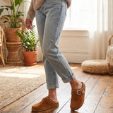 Padded Leather Slip-on Harper Silverstone Mou