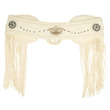 Cara Studded Rag Offwhite