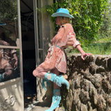 Boho Cotton Dress Margot Coton Peach
