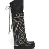 Spiked Limited Calf Black